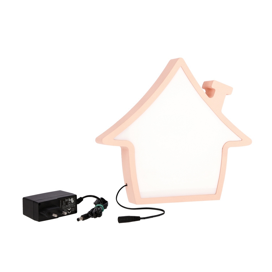 LED-Kinder-Schreibtischlampe HOUSE LED/10W/230V rosa