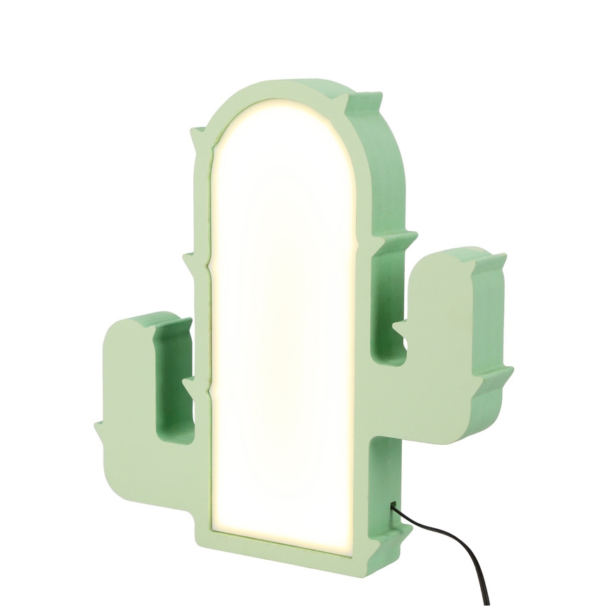 LED Kinder-Tischlampe CACTUS LED/10W/230V grün