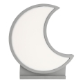 LED-Kinder-Tischlampe MOON LED/12W/230V grau