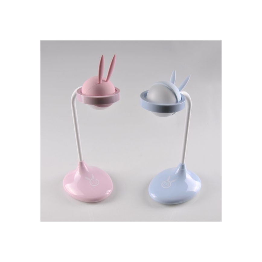 LED-Kinder-Touch-Lampe RABBIT LED/0,4W/5V 3000/6500K blau + USB