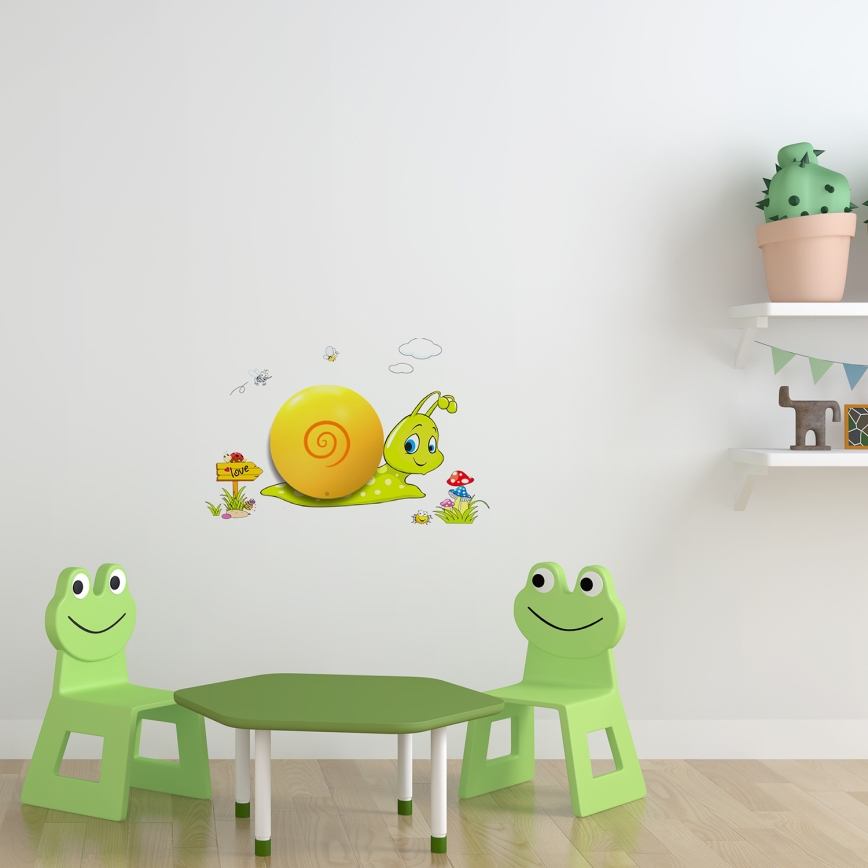 LED Kinder-Wandleuchte 1xLED/0,6W/3xAAA