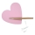 LED Kinder-Wandleuchte mit Ablage HEART LED/5W/230V rosa/Holz,