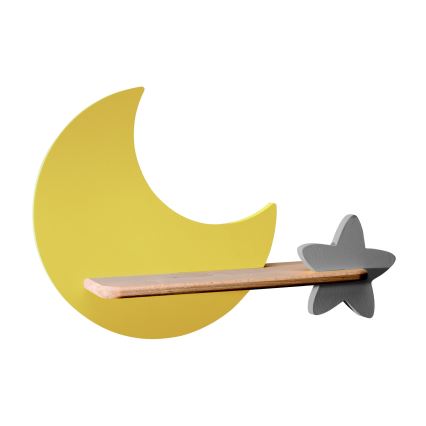 LED-Kinder-Wandleuchte mit Ablage MOON LED/5W/230V