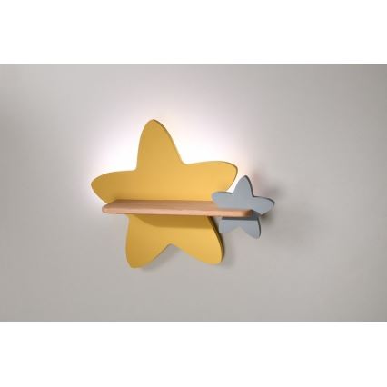 LED-Kinder-Wandleuchte mit Regal STAR LED/5W/230V