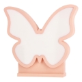 LED-Kindertischlampe BUTTERFLY LED/14W/230V rosa
