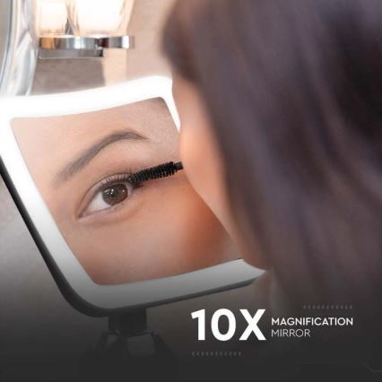 LED-Kosmetikspiegel LED/3,2W/4,5V 3xAA IP44