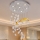 LED-Kristall-Deckenleuchte AVARA LED/24W/230V Ø 40 cm glänzender Chrom + Fernbedienung