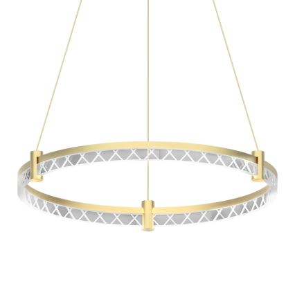 LED-Kronleuchter an Aufhängung ELEGANCE LED/36W/230V d 60 cm golden