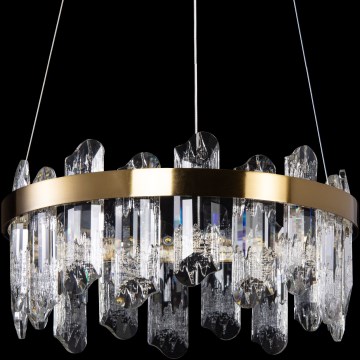 LED-Kronleuchter an Aufhängung LED/62W/230V d 50 cm golden
