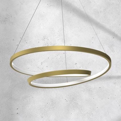 LED-Kronleuchter an Aufhängung LUCERO LED/48W/230V golden