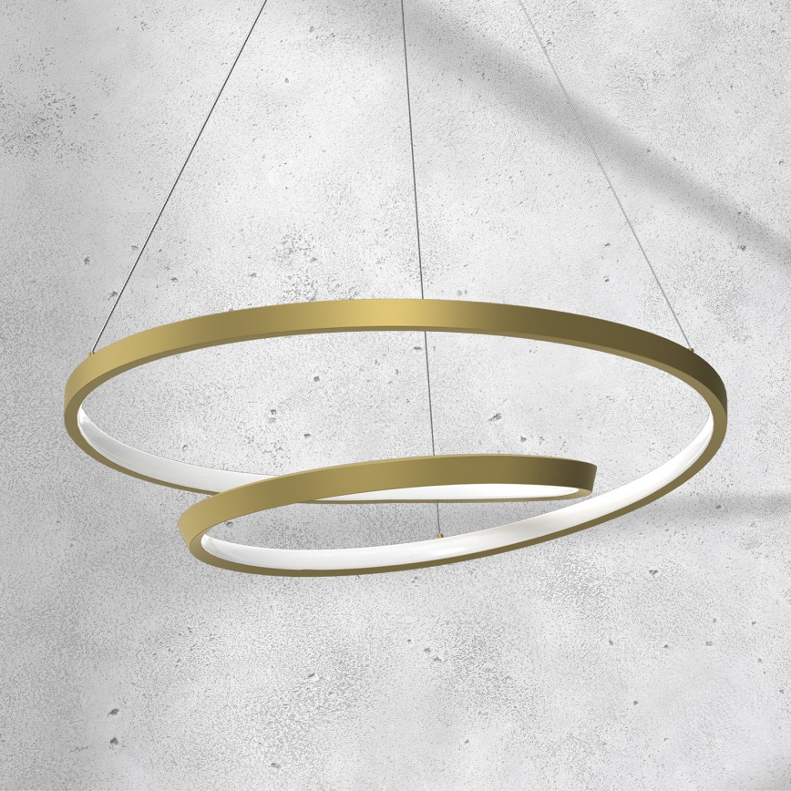 LED-Kronleuchter an Aufhängung LUCERO LED/48W/230V golden