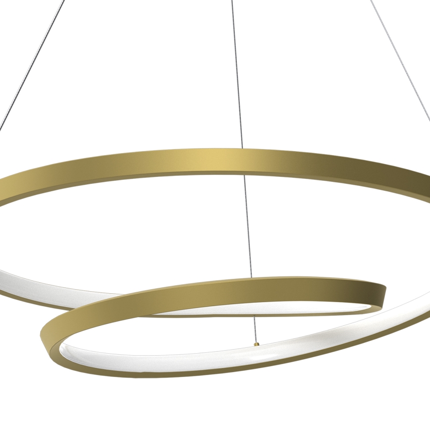 LED-Kronleuchter an Aufhängung LUCERO LED/48W/230V golden