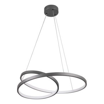 LED-Kronleuchter an Aufhängung ZEFIRA LED/40W/230V 4000K d 50 cm anthrazit
