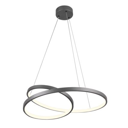 LED-Kronleuchter an Aufhängung ZEFIRA LED/40W/230V 4000K d 50 cm anthrazit
