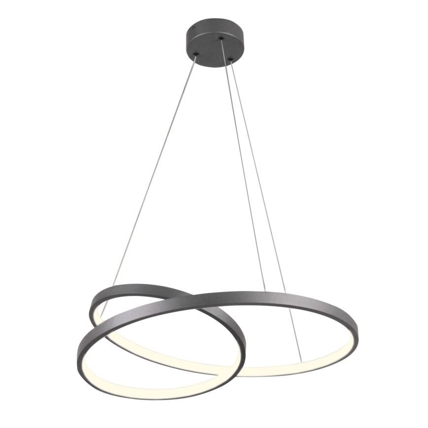 LED-Kronleuchter an Aufhängung ZEFIRA LED/40W/230V 4000K d 50 cm anthrazit