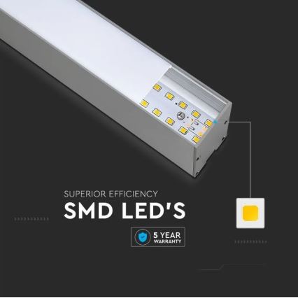 LED-Kronleuchter an einer Schnur SAMSUNG CHIP LED/40W/230V 4000K silber