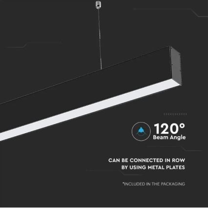 LED-Kronleuchter an einer Schnur SAMSUNG CHIP LED/40W/230V 6400K schwarz