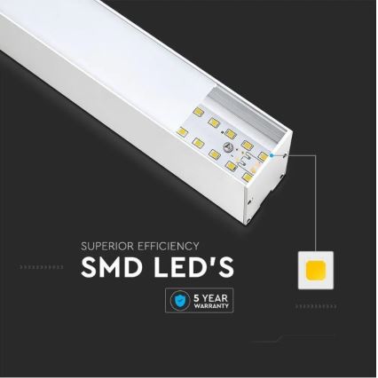 LED-Kronleuchter an einer Schnur SAMSUNG CHIP LED/40W/230V 6400K weiß