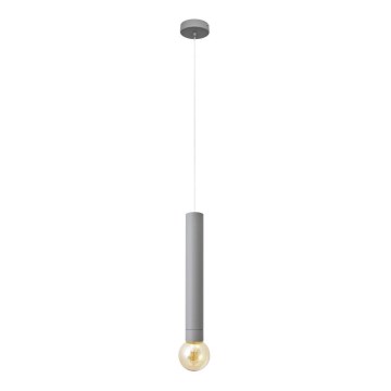 LED Kronleuchter an einer Schnur TUBA 1xGU10/20W/230V grau
