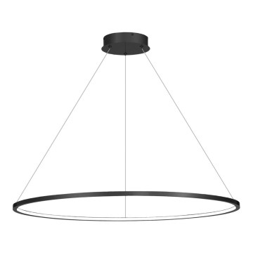 LED Kronleuchter an Kabel SATURNO LED/57W/230V Ø 100 cm IP44 Anthrazit