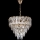 LED-Kronleuchter an Kette 7xE27/60W/230V + 4xLED/6W d 40 cm golden