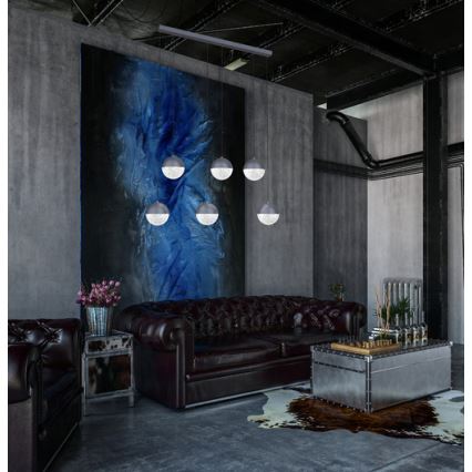 LED-Kronleuchter an Schnur FURNI 6xLED/5W/230V