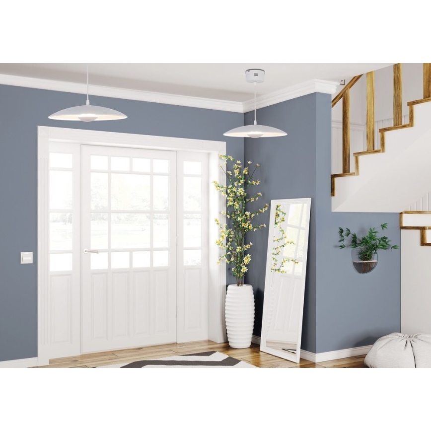 LED-Kronleuchter an Schnur LUND LED/10W/230V weiß