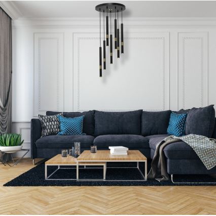 LED-Kronleuchter an Schnur MONZA 7xG9/7W/230V