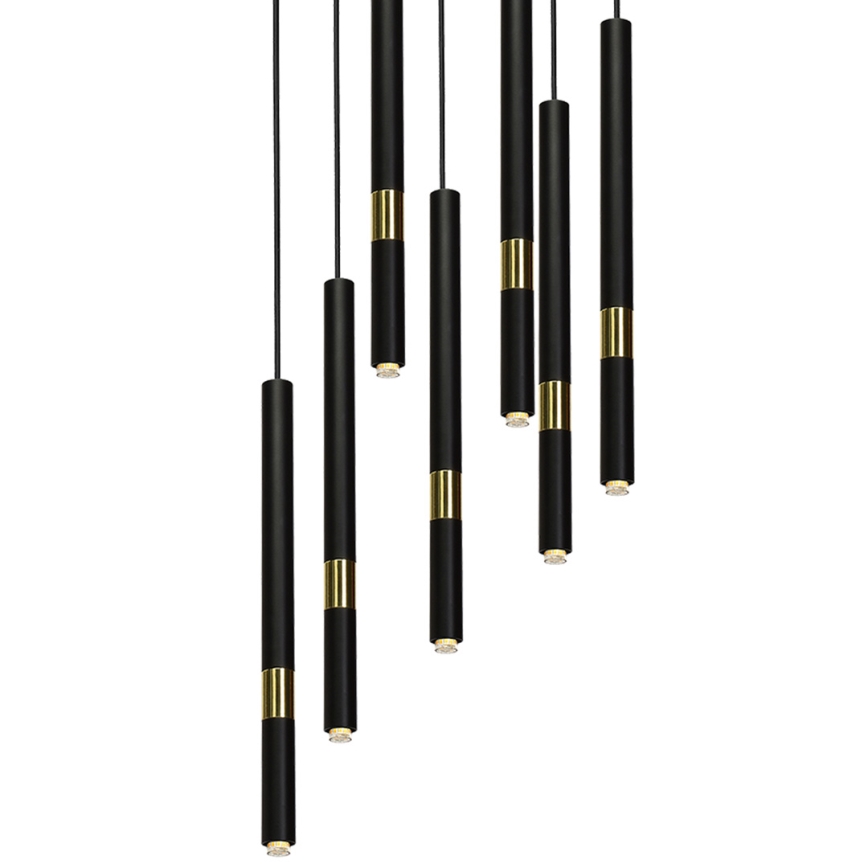 LED-Kronleuchter an Schnur MONZA 7xG9/7W/230V