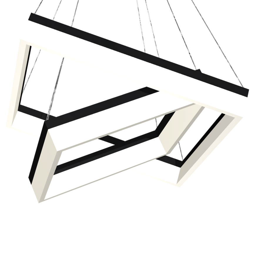 LED-Kronleuchter an Schnur NERO 2xLED/80W/230V