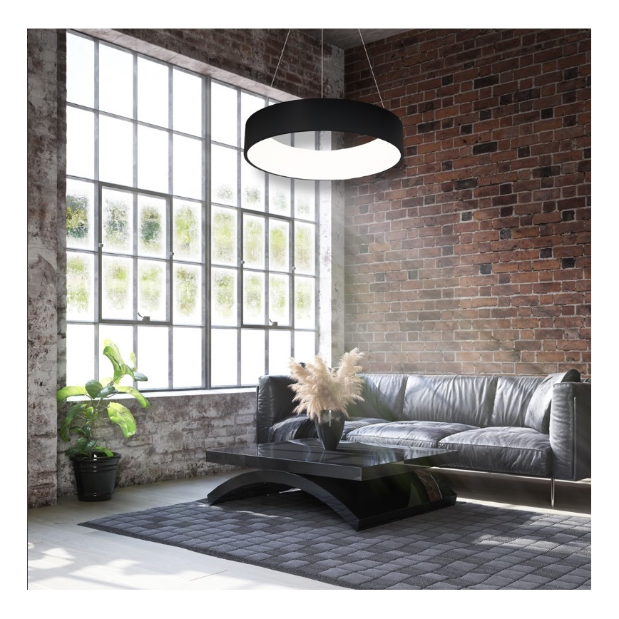 LED-Kronleuchter an Schnur OHIO BLACK LED/24W/230V