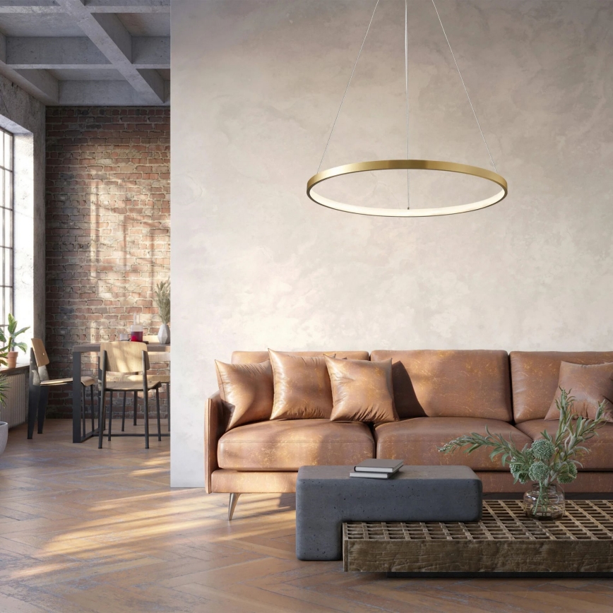 LED-Hängeleuchte LEA LED/20W/230V 4000K d 50 cm golden