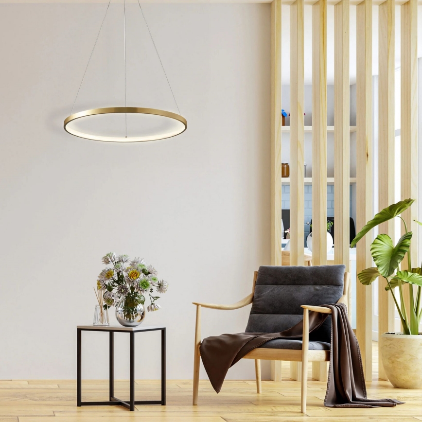 LED-Hängeleuchte LEA LED/20W/230V 4000K d 50 cm golden