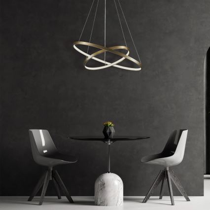 LED-Kronleuchter LEA LED/35W/230V 4000K d 60 cm golden