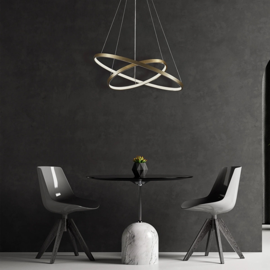 LED-Kronleuchter LEA LED/35W/230V 4000K d 60 cm golden