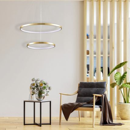 LED-Kronleuchter LEA LED/35W/230V 4000K d 60 cm golden