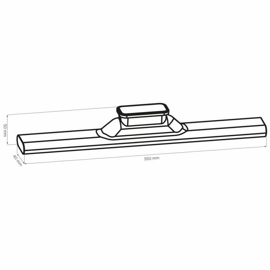 Magnetische LED-Küchenunterbauleuchte LED/2,5W/5V USB 2700/4000/6500K 1200 mAh 35 cm weiß