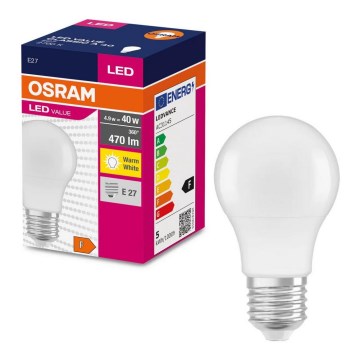 LED-Lampe A40 E14/4,9W/230V 2700K - Osram