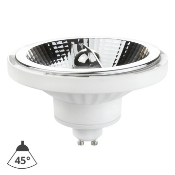 LED-Lampe AR111 GU10/12W/230V 6000K 45° Weiß