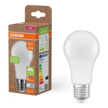 LED-Lampe aus recyceltem Kunststoff A100 E27/14W/230V 4000K - Osram