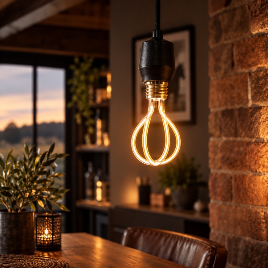 LED-Lampe BULB E27/8W/230V 2200K