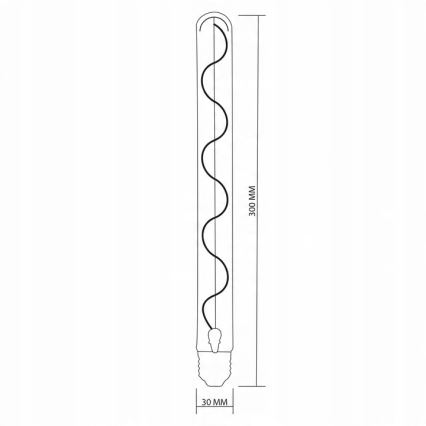LED-Lampe DECO VINTAGE FILAMENT T30 E27/4,5W/230V 2200K