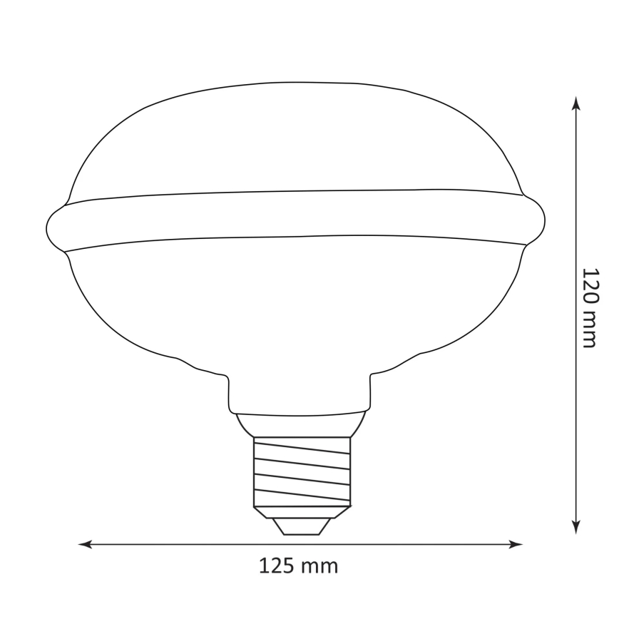 LED-Lampe DECO VINTAGE FILAMENT UFO130 E27/4W/230V 1800K