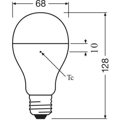 LED-Lampe E27/19W/230V 6500K - Osram