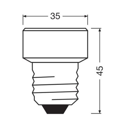 LED-Glühbirne E27/3,5W/230V 2700K - Osram