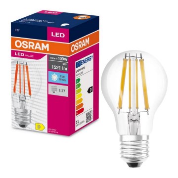 LED-Lampe FILAMENT A100 E27/11W/230V 4000K - Osram