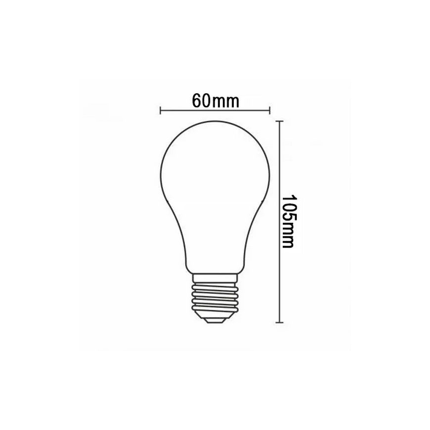 LED-Lampe FILAMENT A60 E27/12W/230V 330° 4000K
