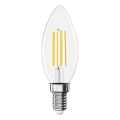 LED-Lampe FILAMENT E14/3,8W/230V 2700K Energieklasse A