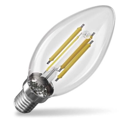 LED-Lampe FILAMENT E14/3,8W/230V 2700K Energieklasse A