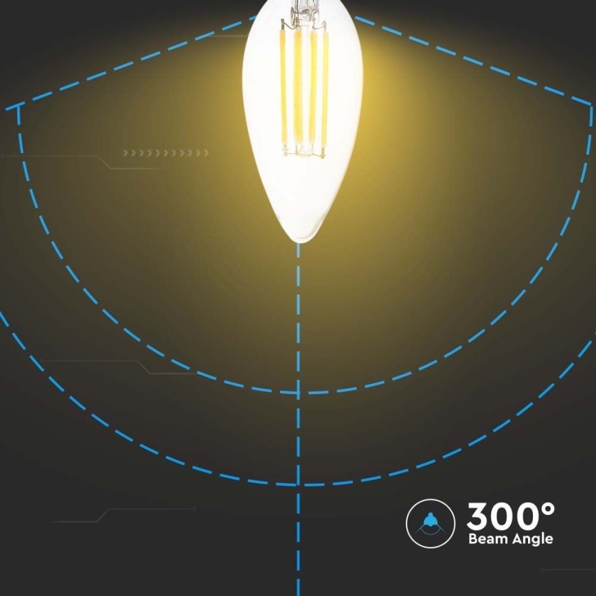 LED-Lampe FILAMENT E14/5,5W/230V 3000K